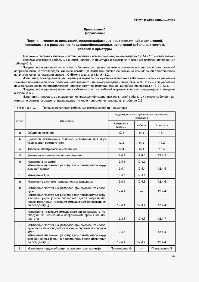 Страница 41 ГОСТ Р МЭК 60840-2017