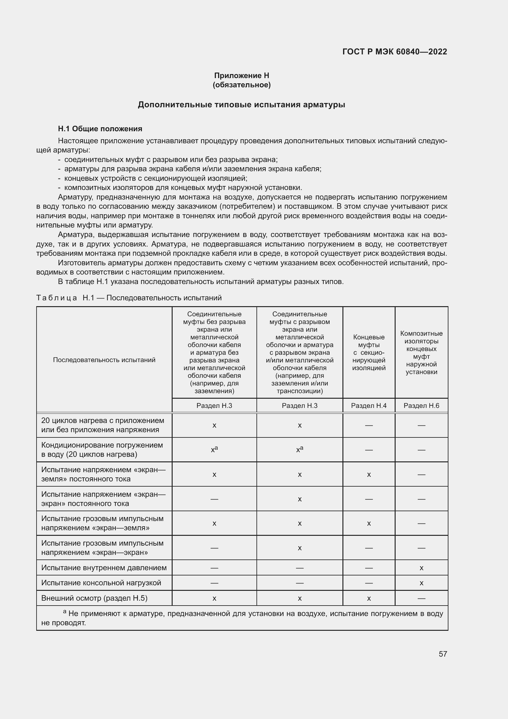 Страница 61 ГОСТ Р МЭК 60840-2022