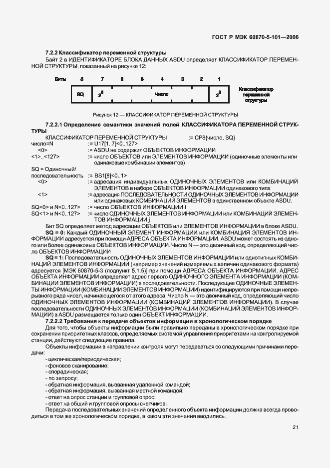 Страница 25 ГОСТ Р МЭК 60870-5-101-2006