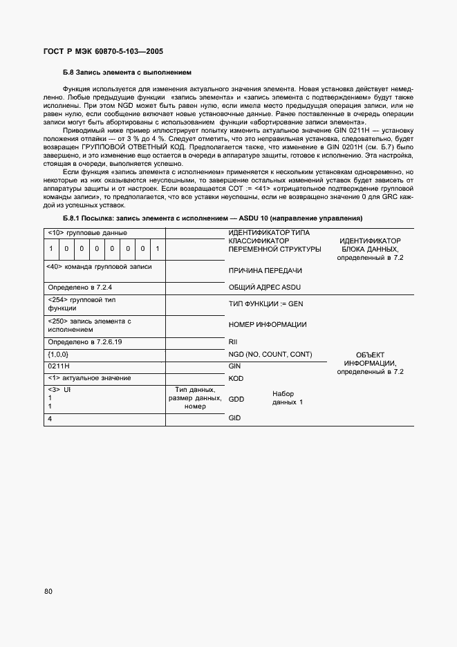 Страница 83 ГОСТ Р МЭК 60870-5-103-2005