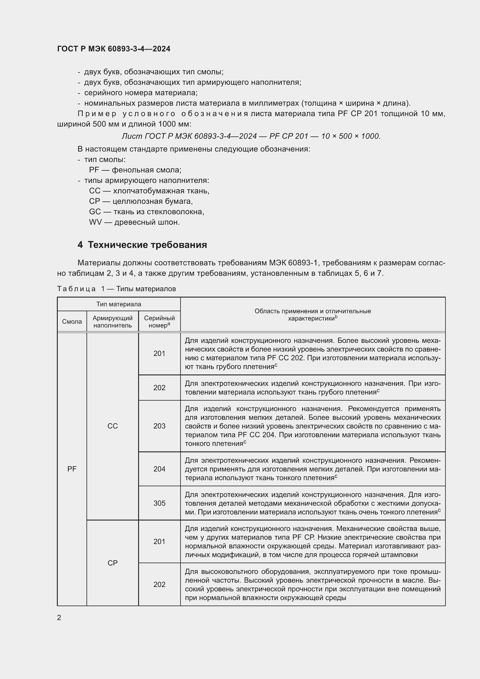 Страница 4 ГОСТ Р МЭК 60893-3-4-2024