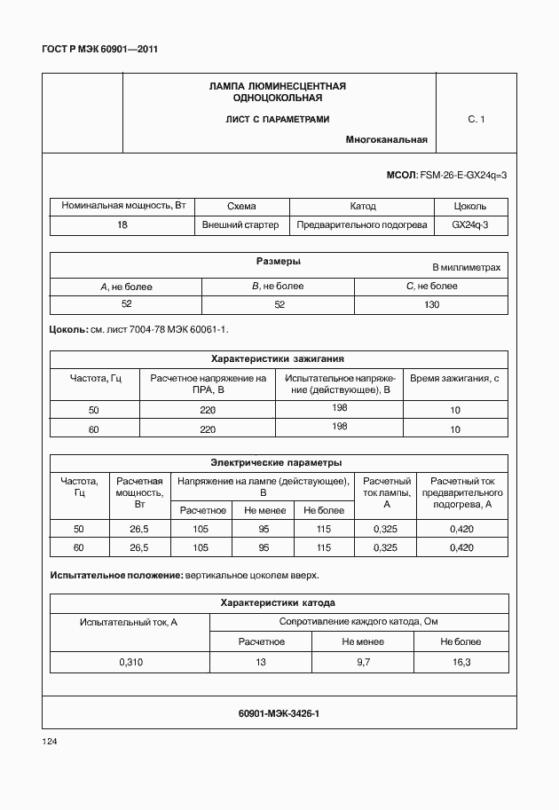 Страница 128 ГОСТ Р МЭК 60901-2011