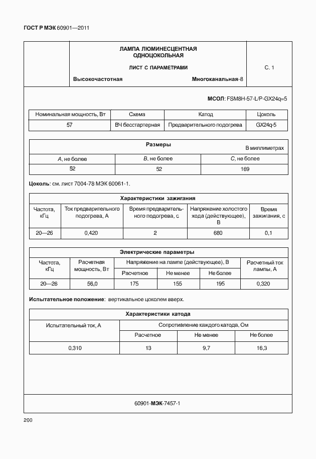 Страница 204 ГОСТ Р МЭК 60901-2011