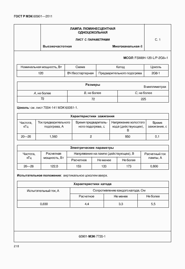 Страница 222 ГОСТ Р МЭК 60901-2011