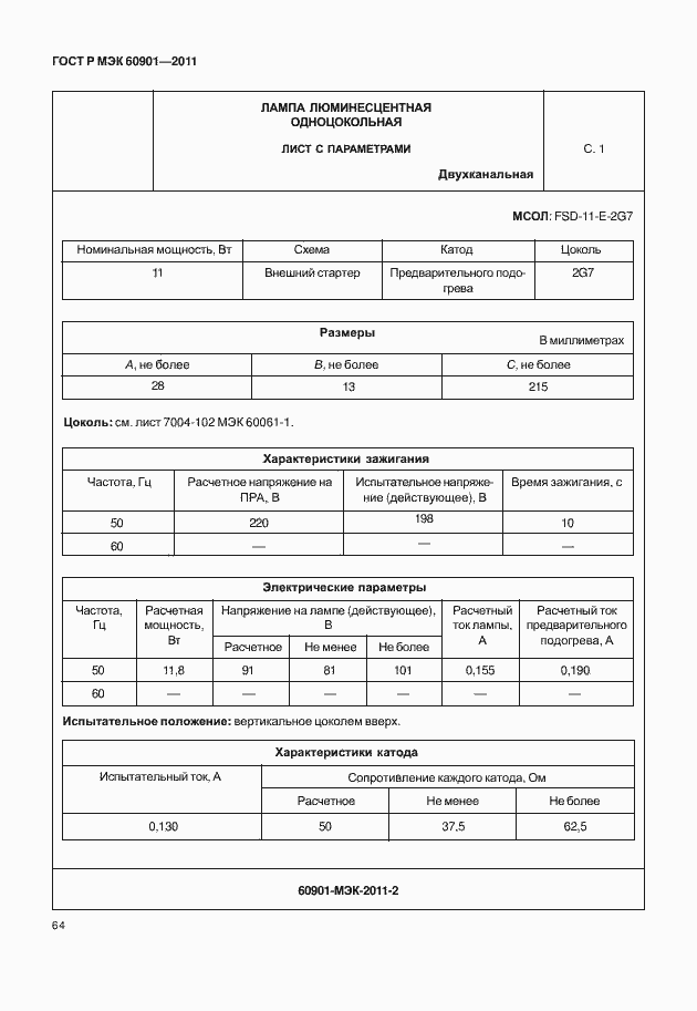 Страница 68 ГОСТ Р МЭК 60901-2011