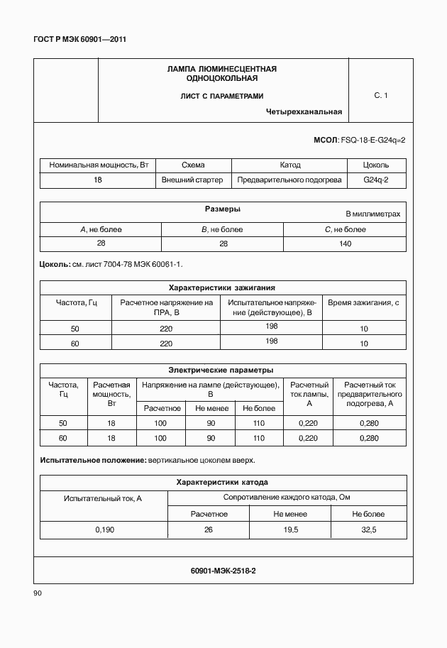 Страница 94 ГОСТ Р МЭК 60901-2011