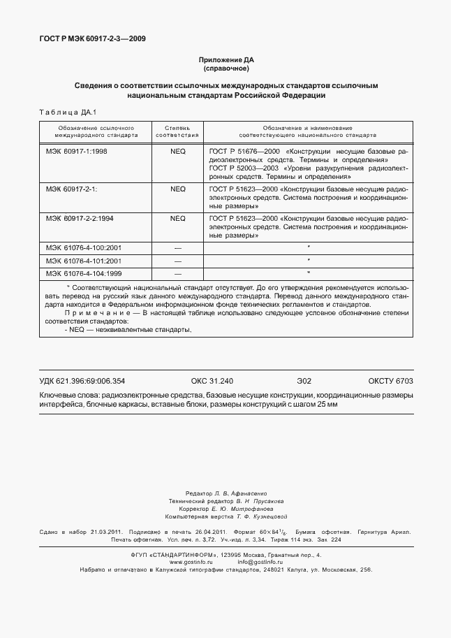 Страница 32 ГОСТ Р МЭК 60917-2-3-2009