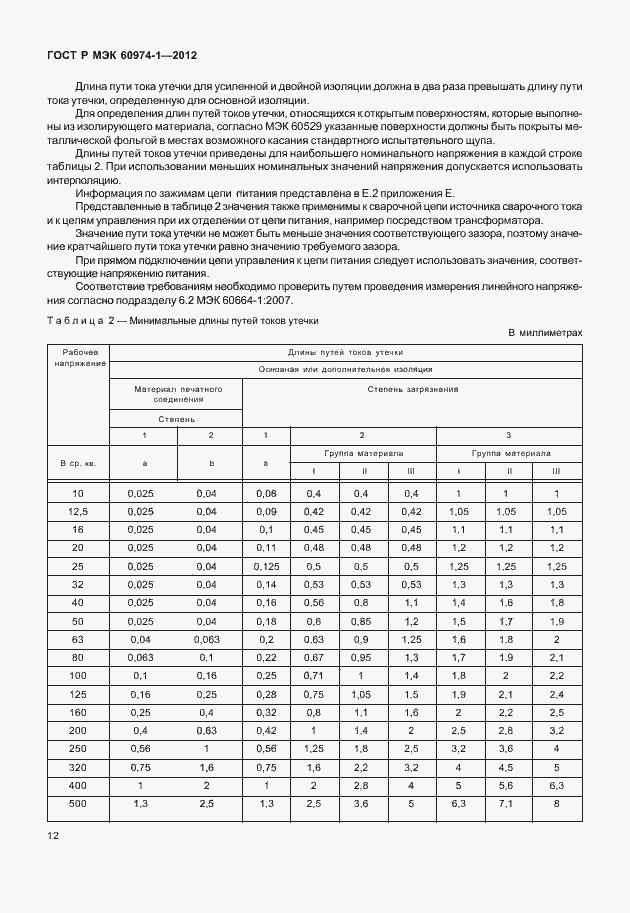 Страница 18 ГОСТ Р МЭК 60974-1-2012
