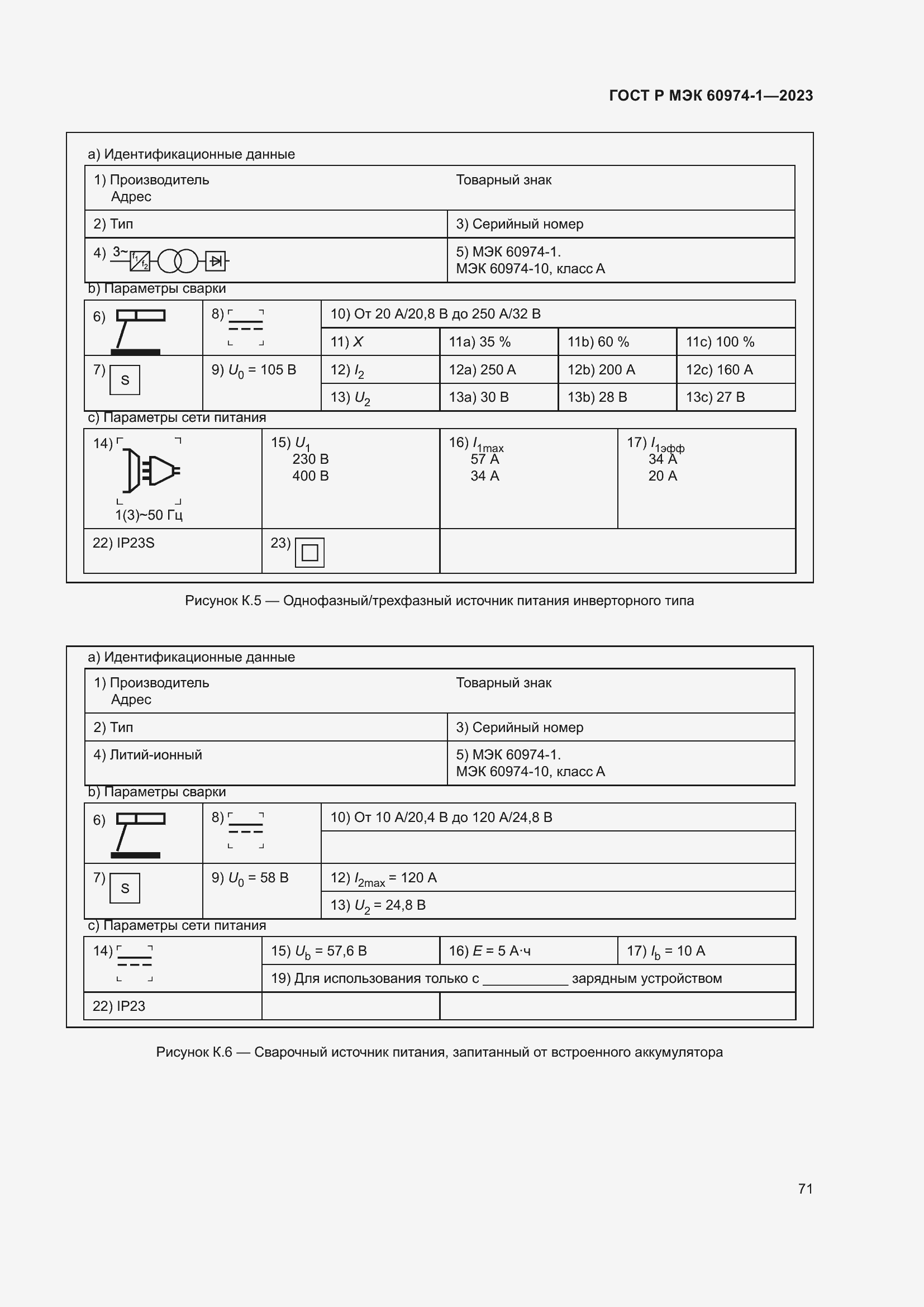 Страница 77 ГОСТ Р МЭК 60974-1-2023