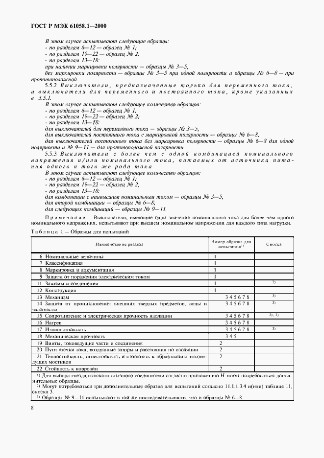 Страница 12 ГОСТ Р МЭК 61058.1-2000
