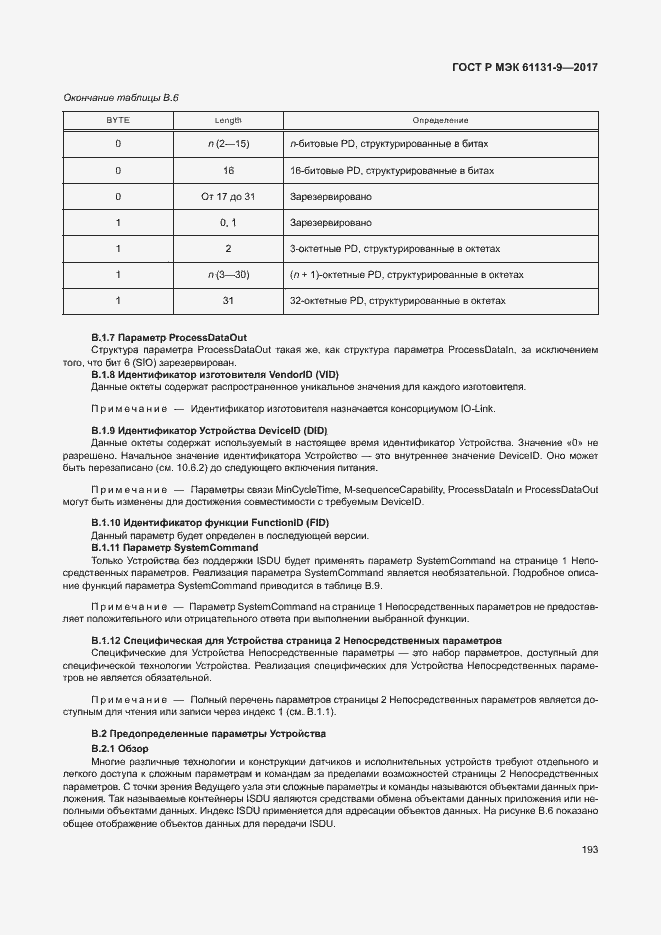 Страница 199 ГОСТ Р МЭК 61131-9-2017