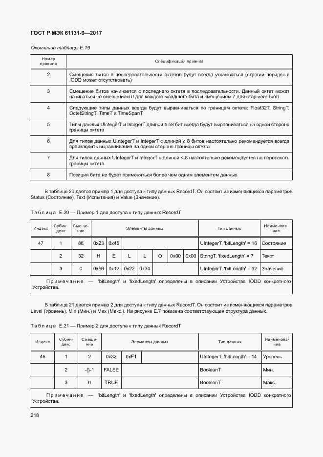 Страница 224 ГОСТ Р МЭК 61131-9-2017