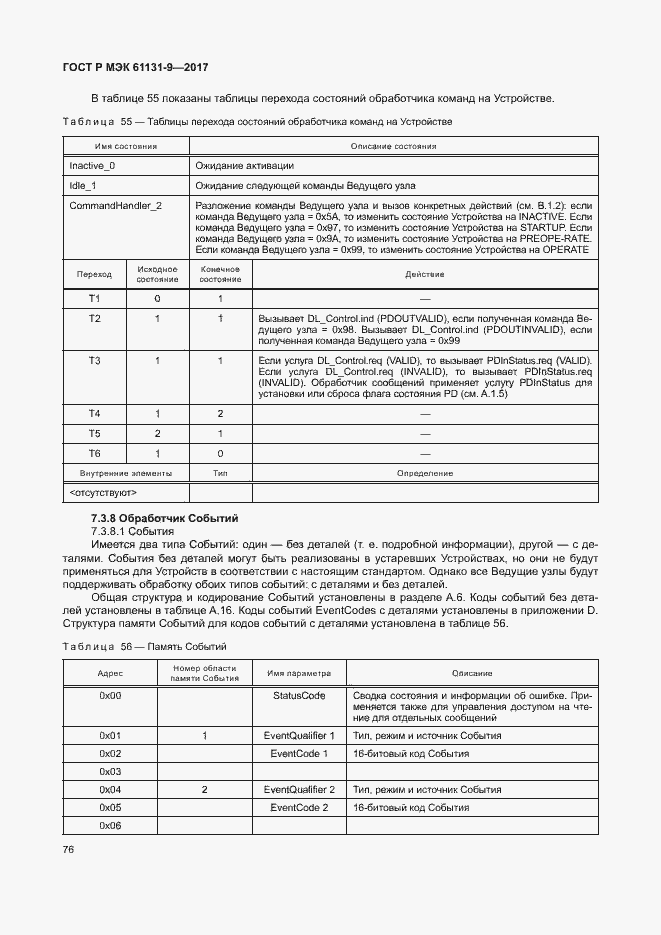 Страница 82 ГОСТ Р МЭК 61131-9-2017