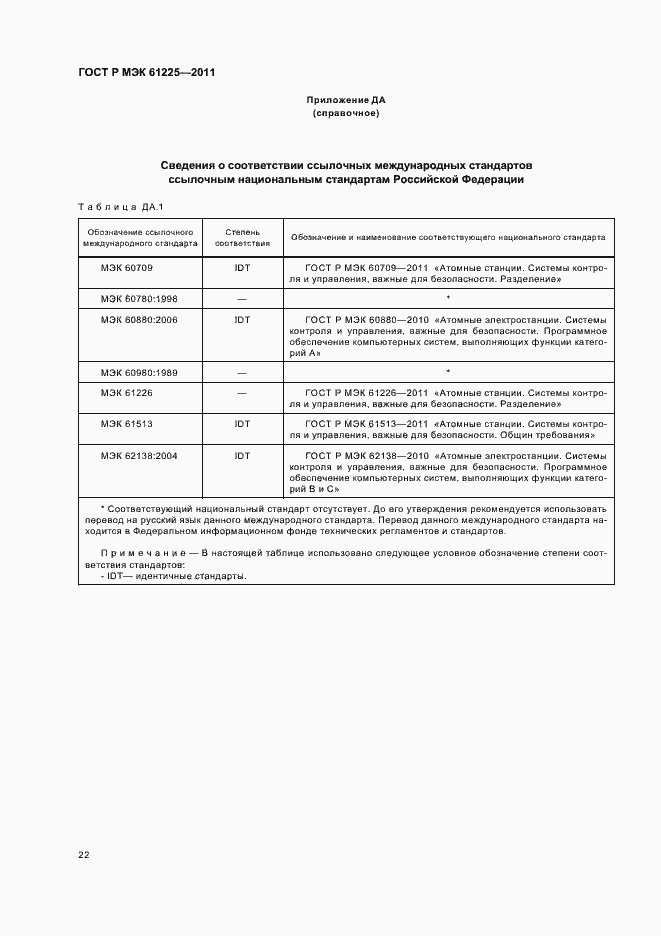 Страница 26 ГОСТ Р МЭК 61225-2011