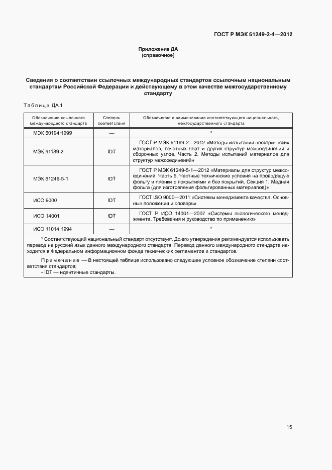 Страница 18 ГОСТ Р МЭК 61249-2-4-2012