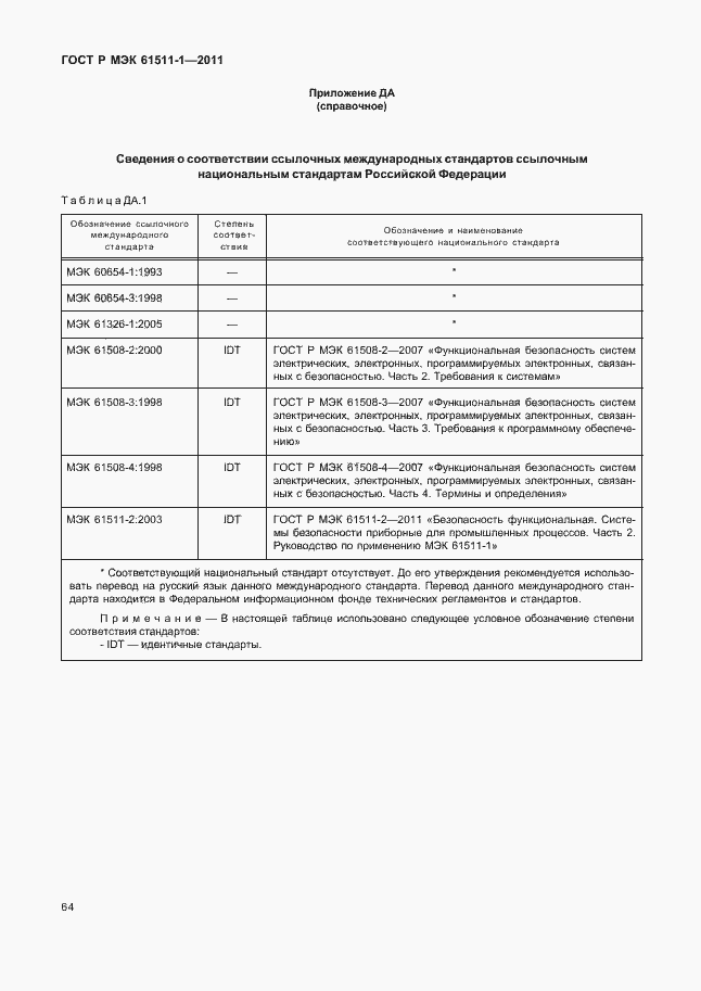 Страница 70 ГОСТ Р МЭК 61511-1-2011