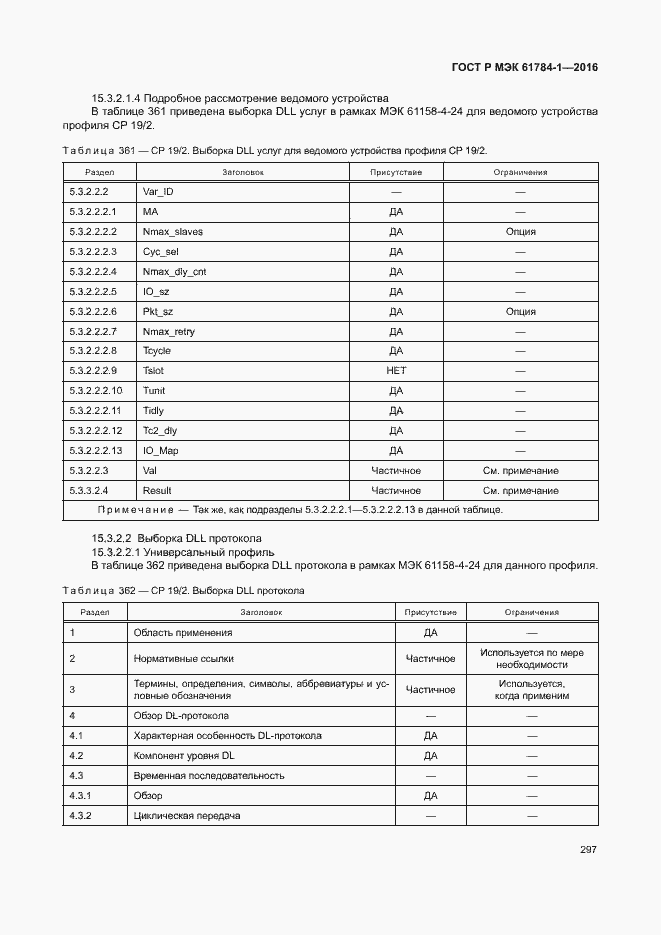 Страница 302 ГОСТ Р МЭК 61784-1-2016