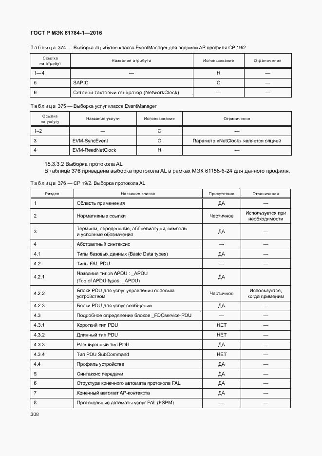 Страница 313 ГОСТ Р МЭК 61784-1-2016