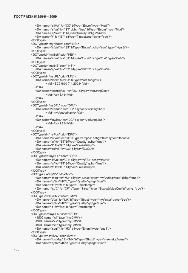 Страница 136 ГОСТ Р МЭК 61850-6-2009