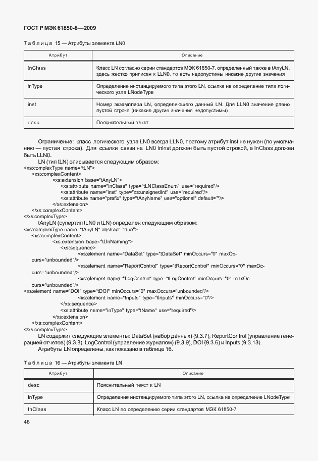 Страница 52 ГОСТ Р МЭК 61850-6-2009