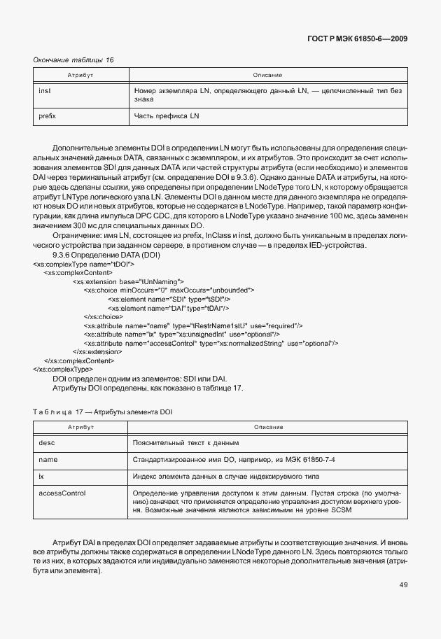 Страница 53 ГОСТ Р МЭК 61850-6-2009