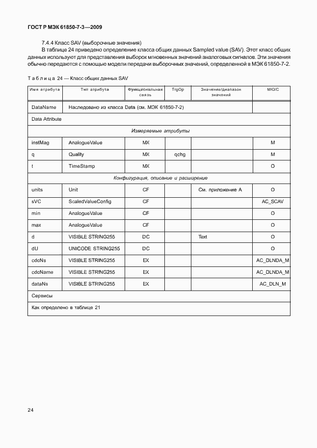 Страница 30 ГОСТ Р МЭК 61850-7-3-2009