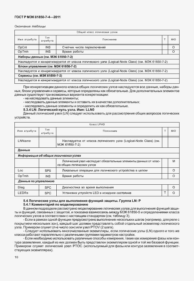 Страница 14 ГОСТ Р МЭК 61850-7-4-2011