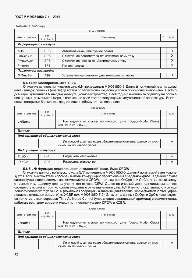 Страница 46 ГОСТ Р МЭК 61850-7-4-2011