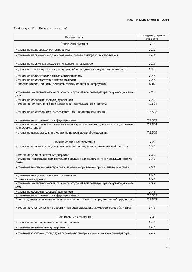 Страница 25 ГОСТ Р МЭК 61869-5-2019