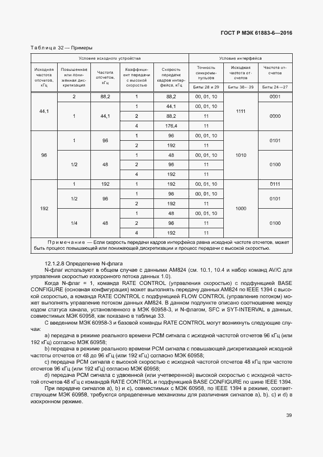 Страница 45 ГОСТ Р МЭК 61883-6-2016