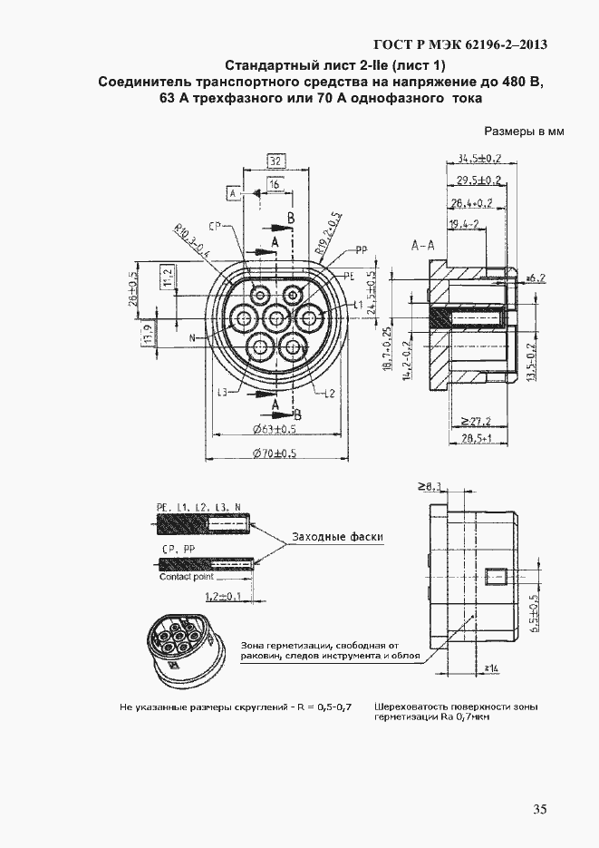 Страница 41 ГОСТ Р МЭК 62196-2-2013