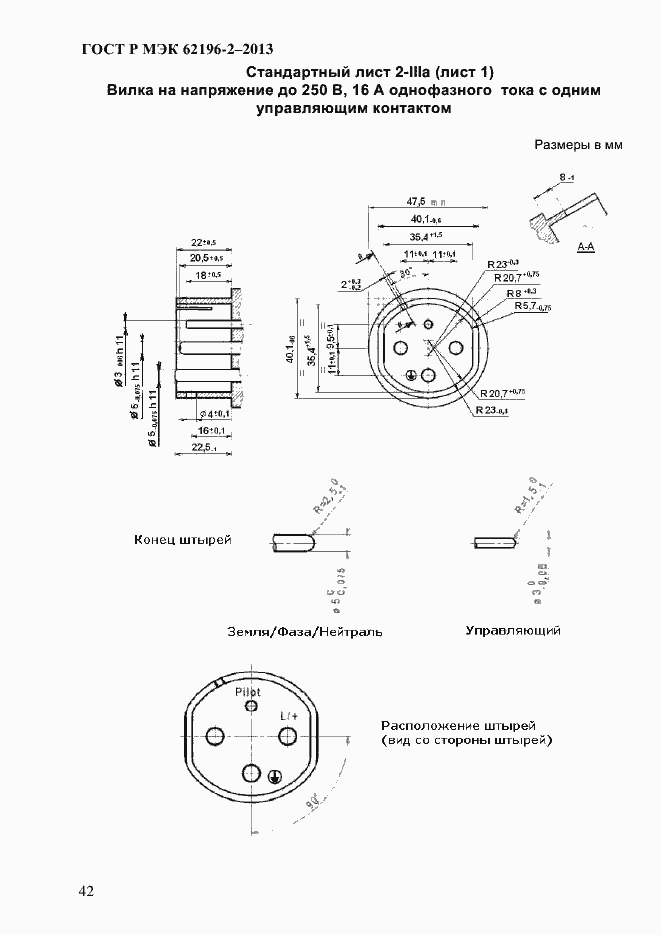 Страница 48 ГОСТ Р МЭК 62196-2-2013