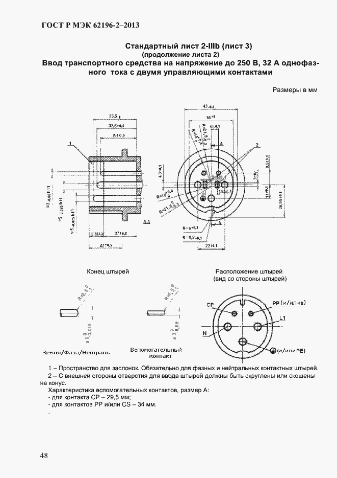 Страница 54 ГОСТ Р МЭК 62196-2-2013