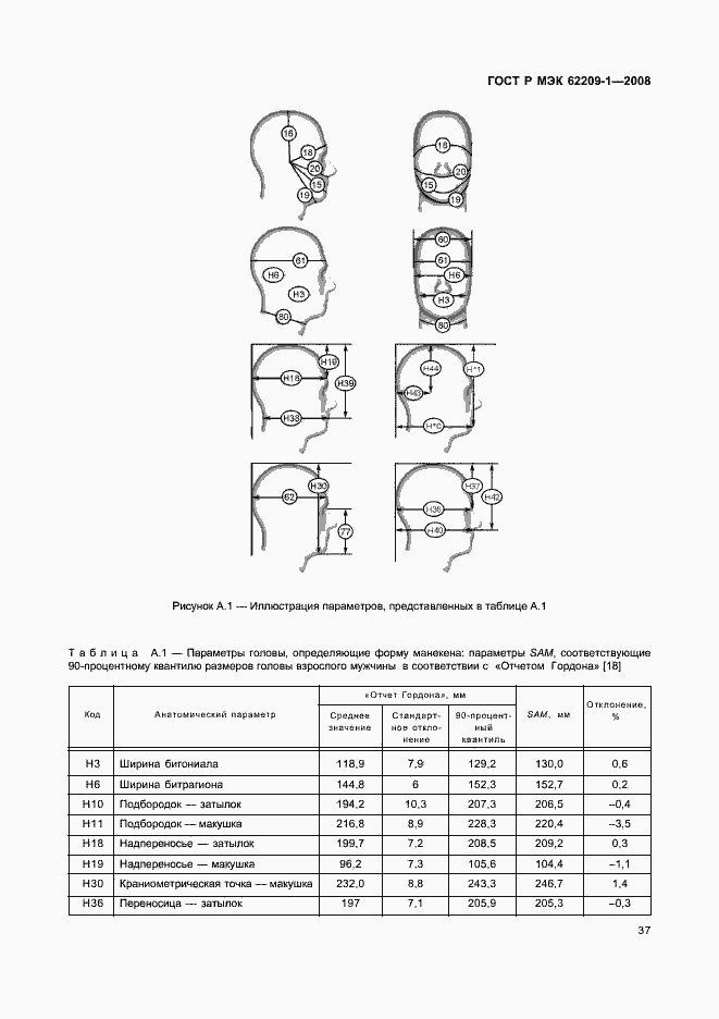 Страница 42 ГОСТ Р МЭК 62209-1-2008
