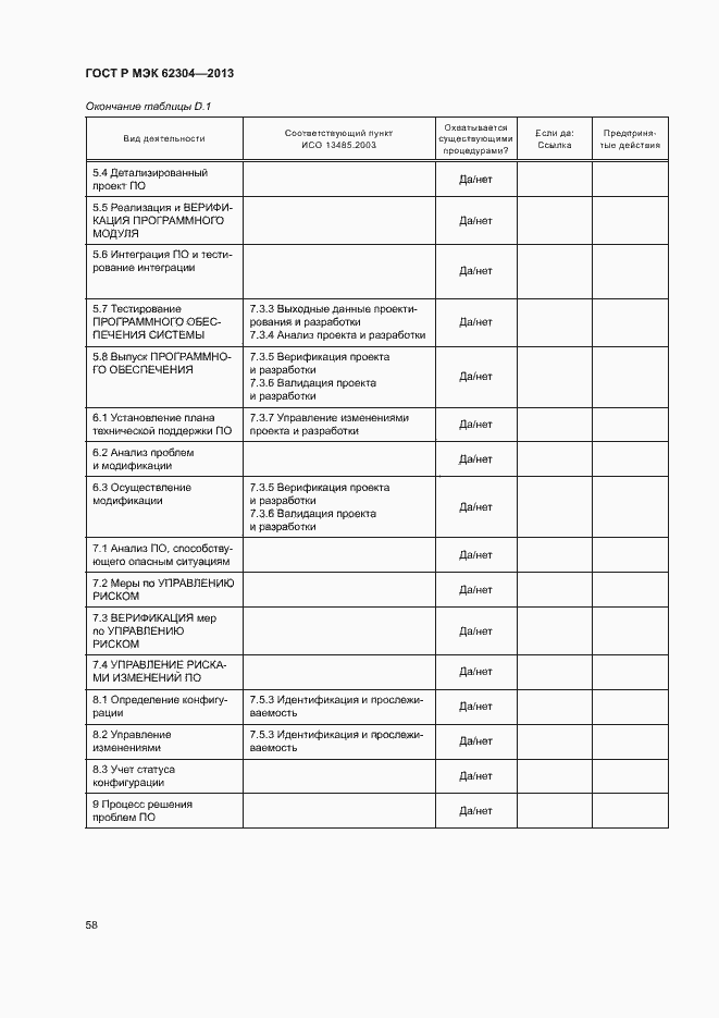 Страница 65 ГОСТ Р МЭК 62304-2013