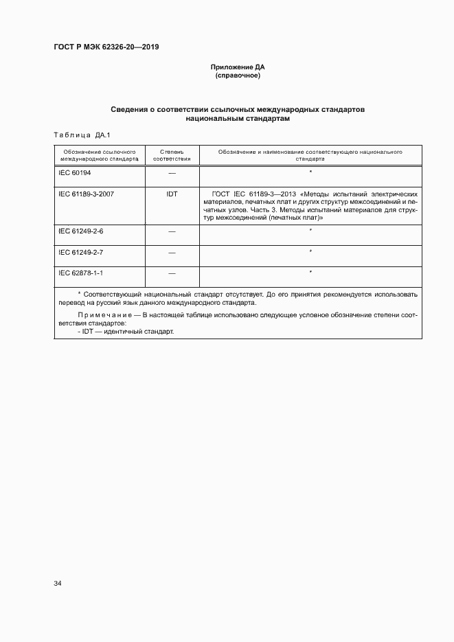 Страница 37 ГОСТ Р МЭК 62326-20-2019