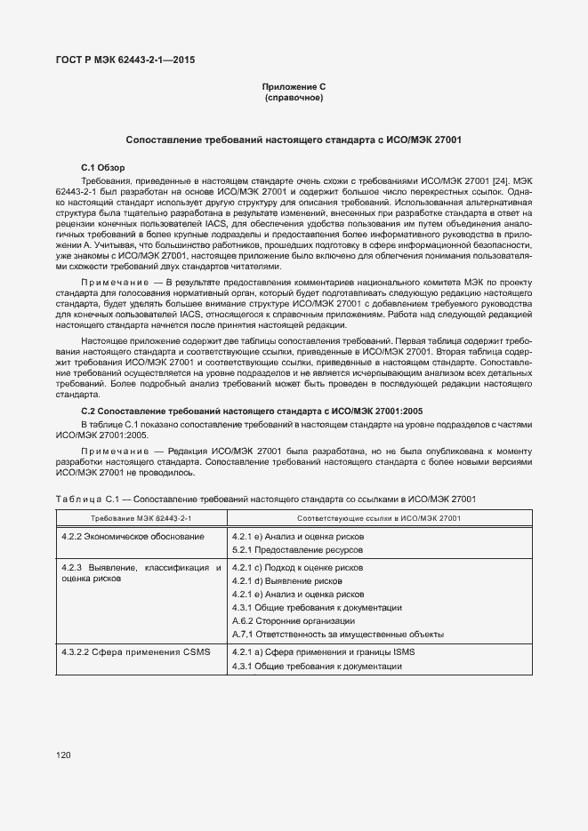 Страница 125 ГОСТ Р МЭК 62443-2-1-2015