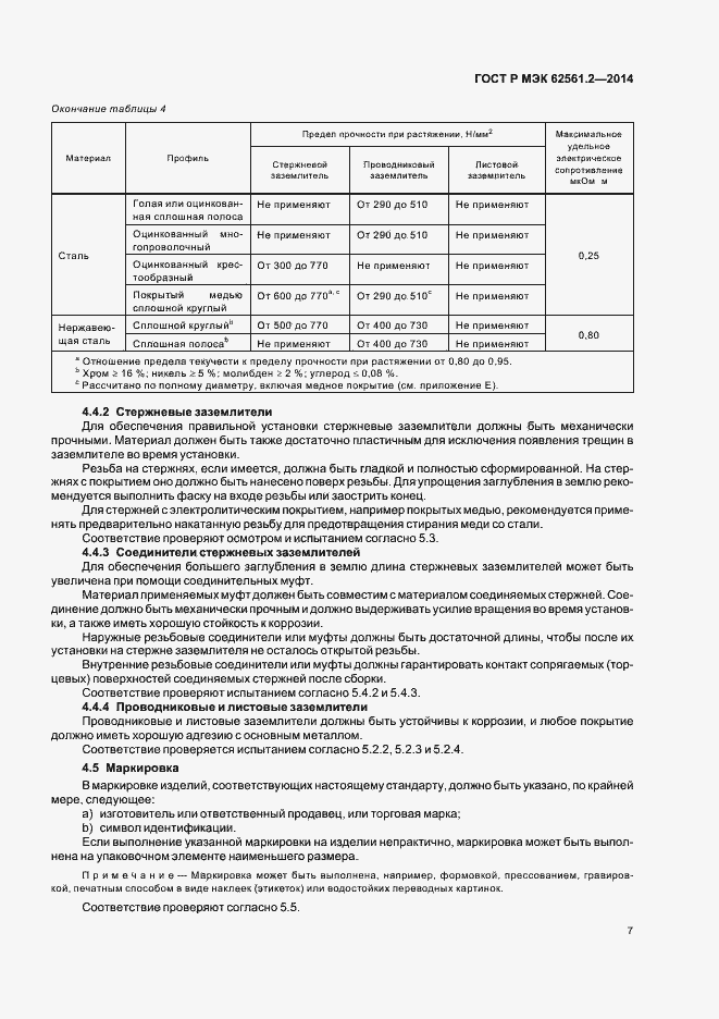 Страница 10 ГОСТ Р МЭК 62561.2-2014