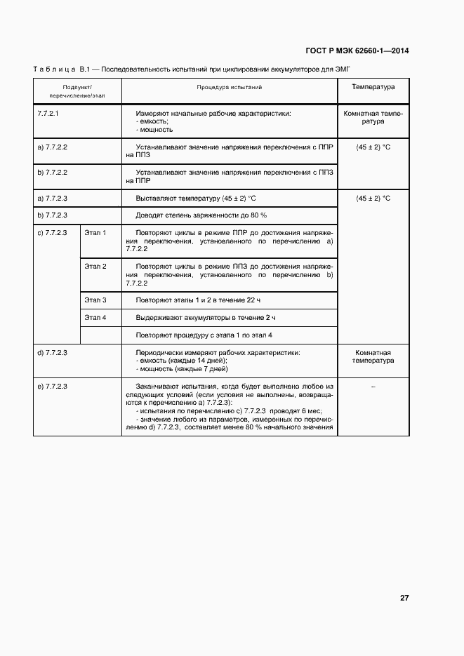 Страница 30 ГОСТ Р МЭК 62660-1-2014