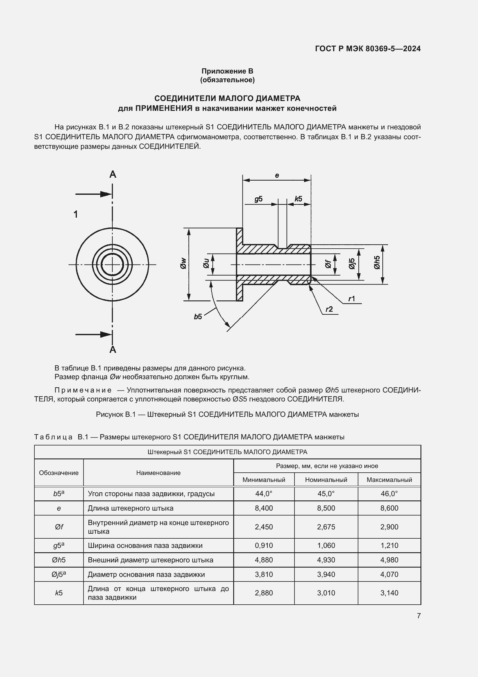 Страница 11 ГОСТ Р МЭК 80369-5-2024