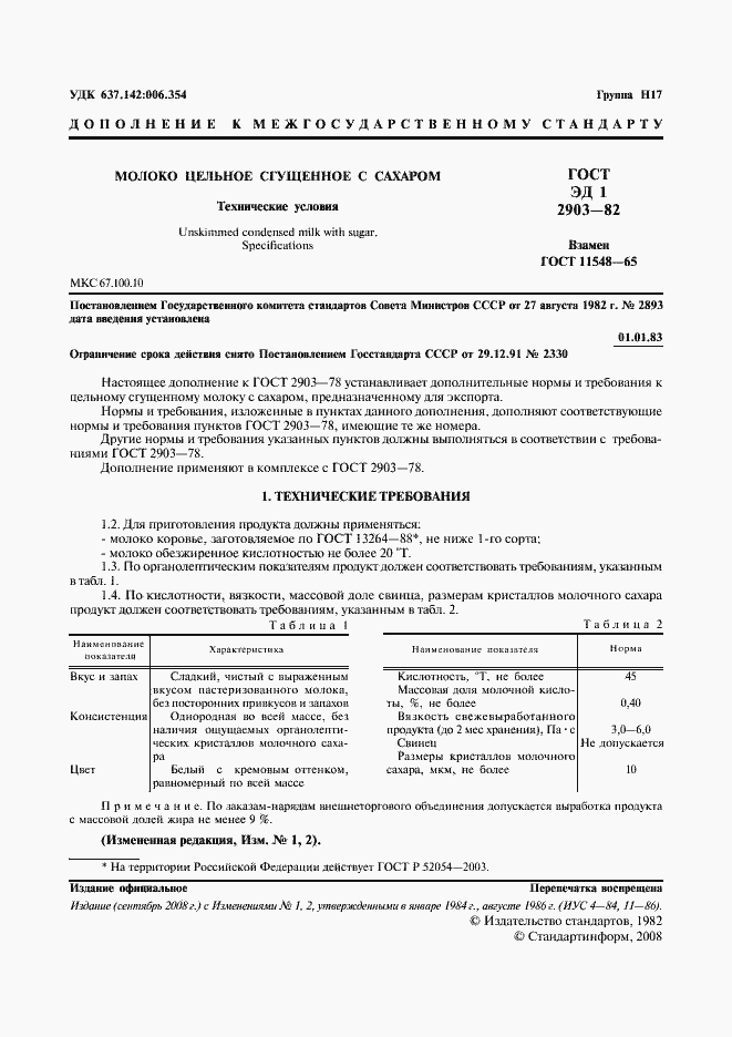 Страница 2 ГОСТ ЭД1 2903-82