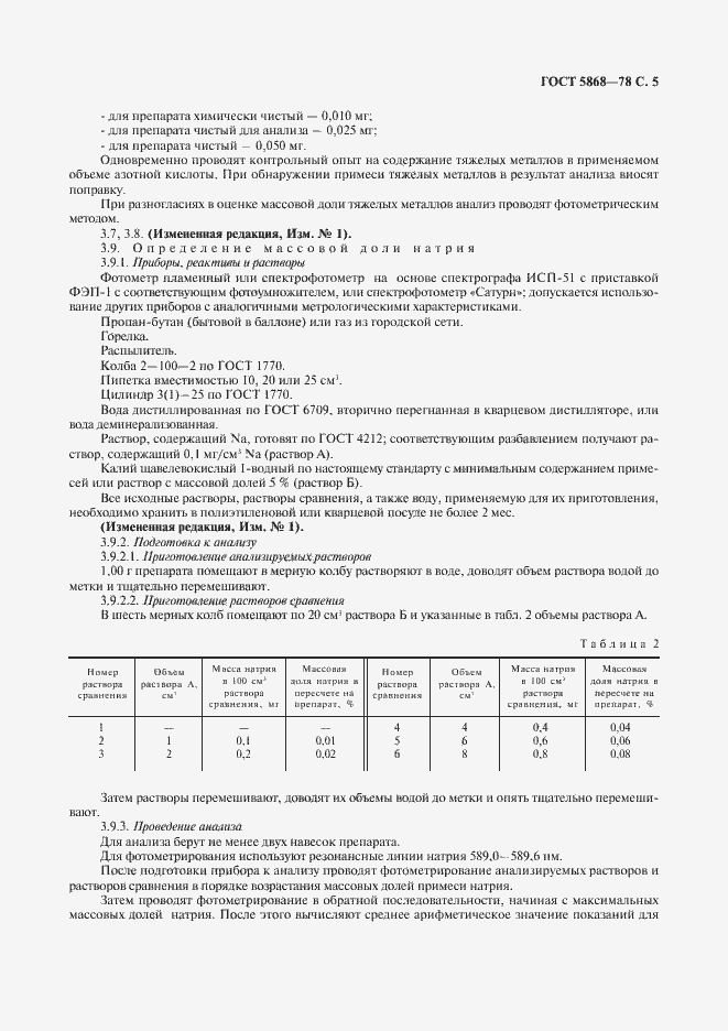 Страница 6 ГОСТ 5868-78