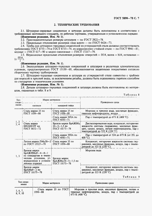 Страница 8 ГОСТ 5890-78