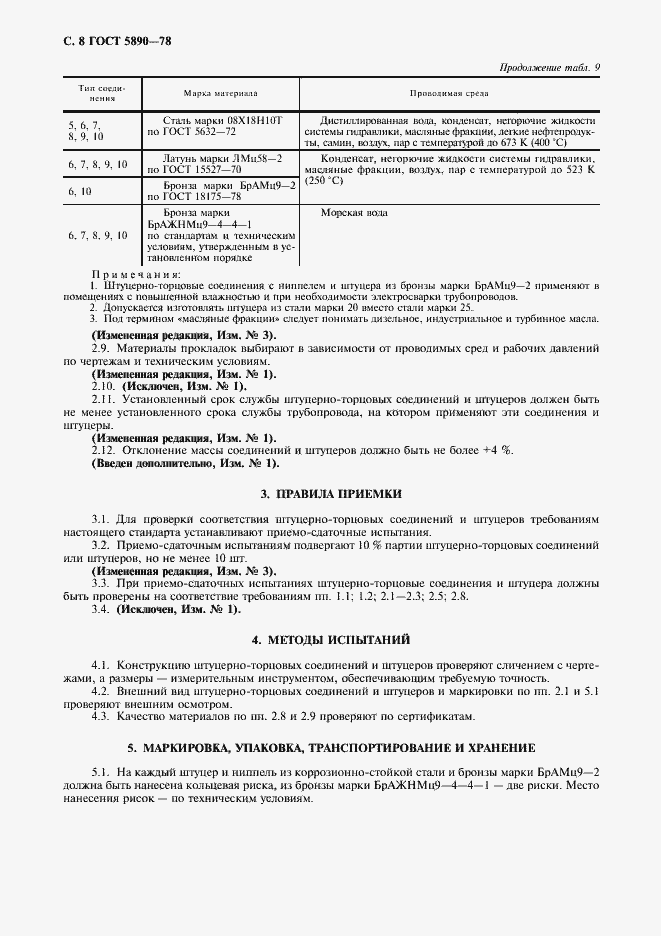 Страница 9 ГОСТ 5890-78
