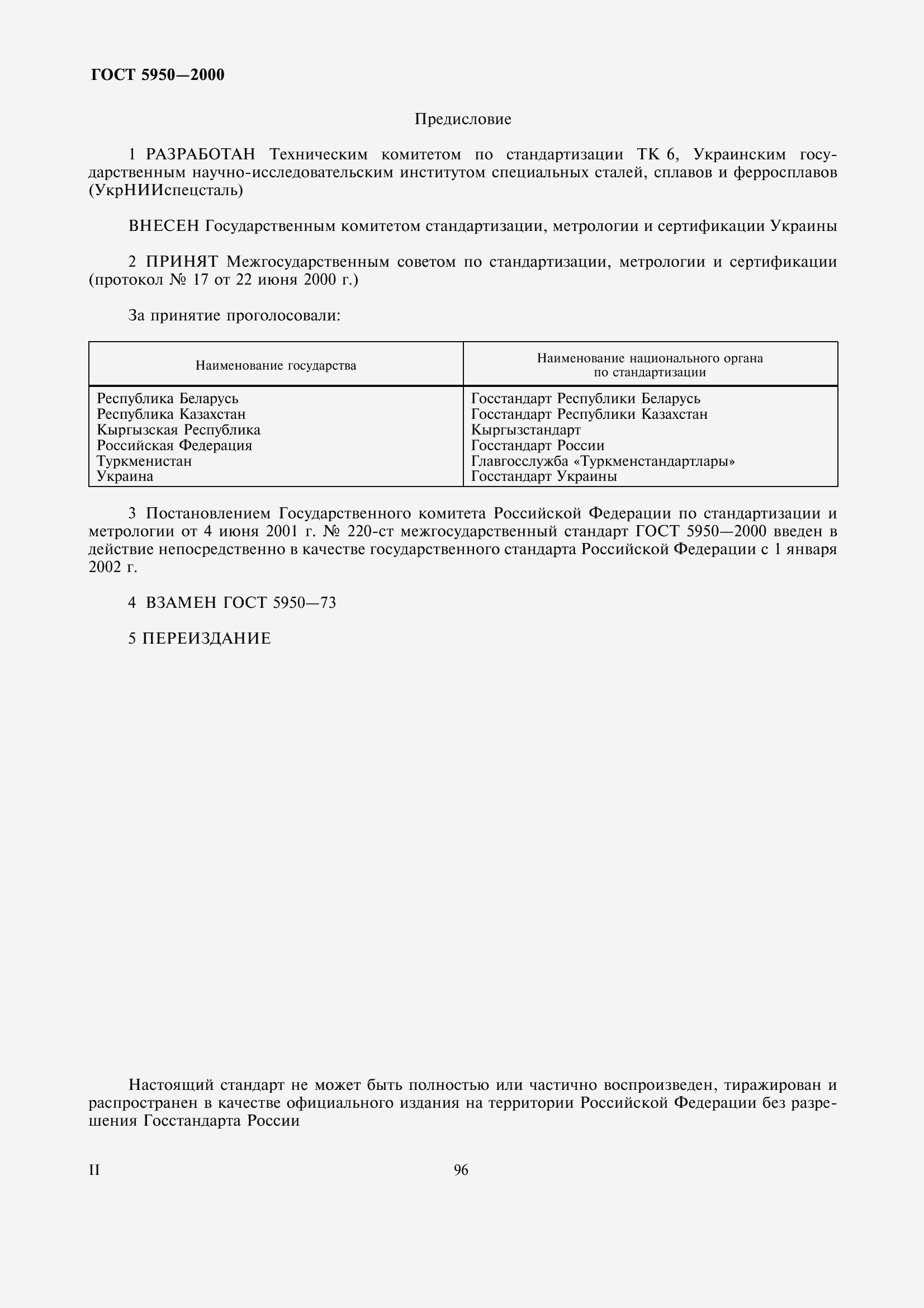 Страница 2 ГОСТ 5950-2000