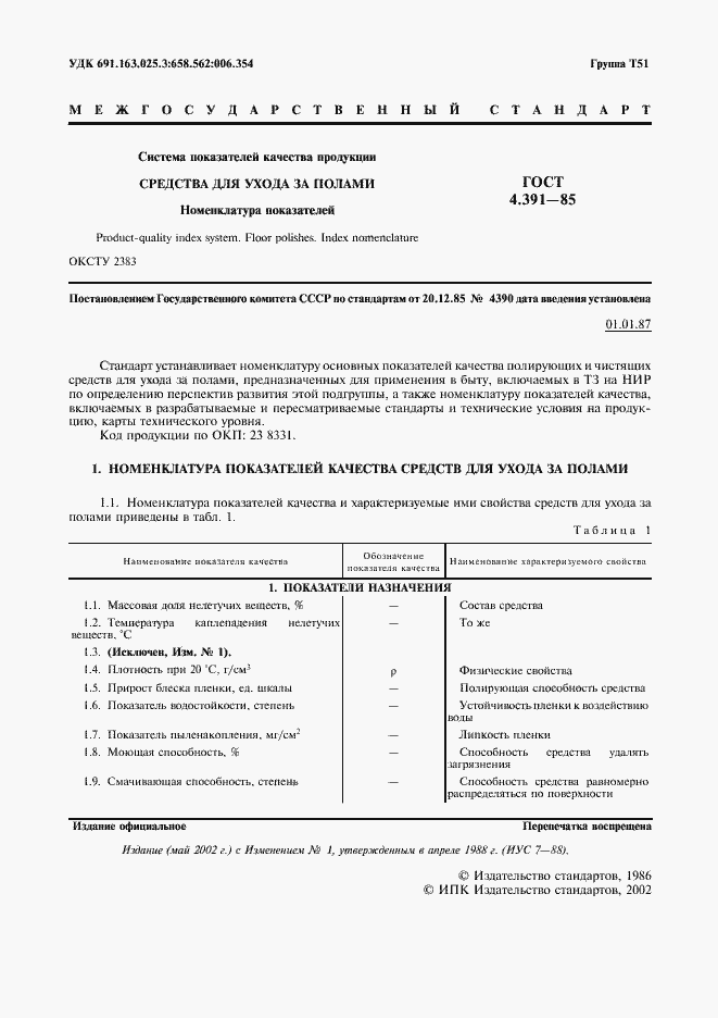 Страница 2 ГОСТ 4.391-85