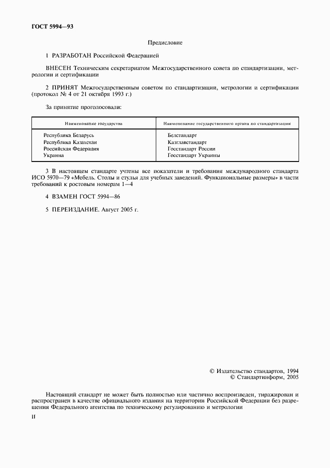 Страница 2 ГОСТ 5994-93