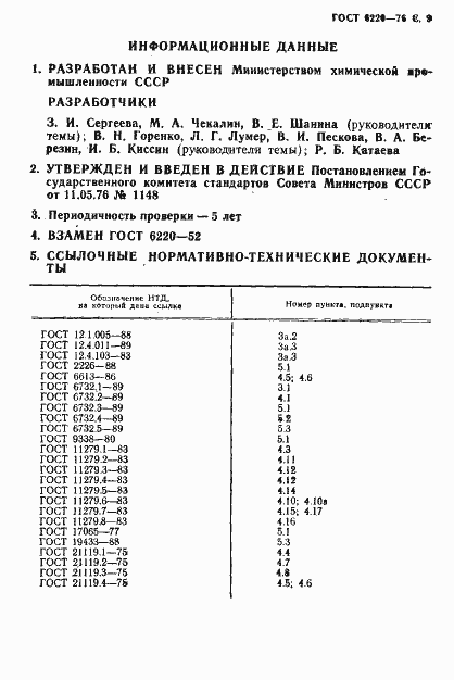 Страница 10 ГОСТ 6220-76
