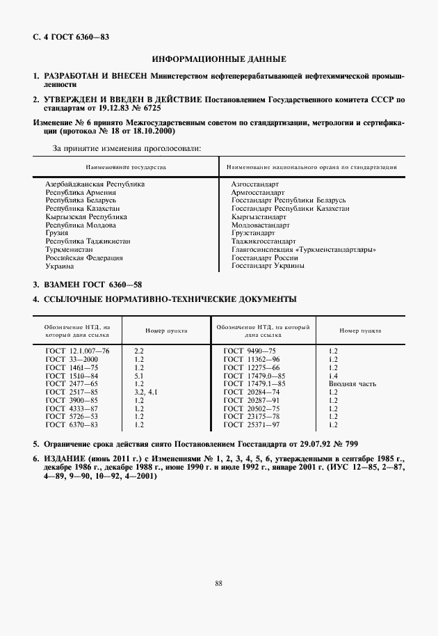 Страница 6 ГОСТ 6360-83