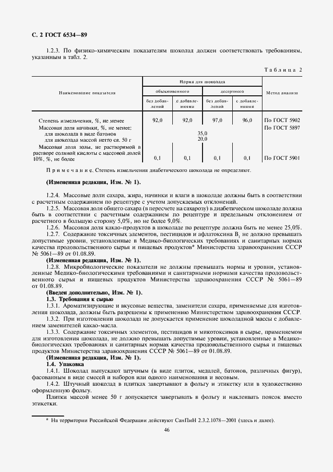 Страница 2 ГОСТ 6534-89